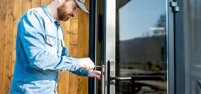 Frameless Glass Storefront Door Locks Replacement in Bret Harte, CA