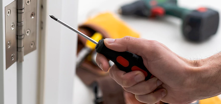 Fix A Broken Door Hole in Bret Harte, California