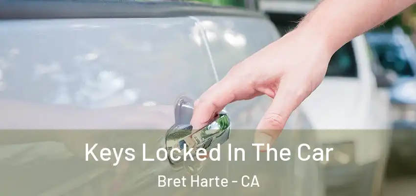 Keys Locked In The Car Bret Harte - CA